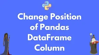 Change the order of Pandas DataFrame columns