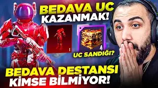 OYNAYARAK BEDAVA UC KAZANMAK? 😱 KİMSENİN BİLMEDİĞİ BEDAVA DESTANSI SET!! EFSANE OLAY! | PUBG MOBILE