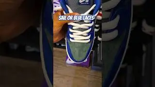 Lace Swap: Nike SB Dunk Low Deep Royal Blue #trending #shortsvideo #Nike #poll