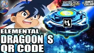 RARE QR CODE ELEMENTAL DRAGOON S + ZANKYE COLLAB! BEYBLADE BURST APP QR CODES