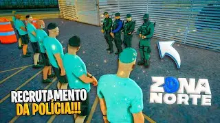 FIZ O RECRUTAMENTO PRA MELHOR POLICIA DO MTA! jogando no ZONA NORTE RP! - GTA MTA RP