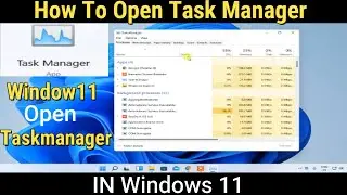 How to open Task manager windows 11 | Right click Taskbar not showing Task manager in windows 11.