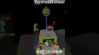 x10 Sticker Stack Boost VS x20 Sticker Stack Boost  #roblox #beeswarm #bss