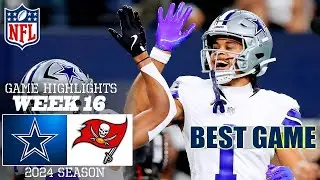 Dallas Cowboys vs. Tampa Bay Buccaneers [Week 16] FULL GAME Highlights | NFL Highlights 2024