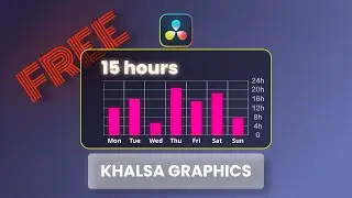 Infographics Master the KHALSA GRAPHICS for Davinci Resolve (FREE LIMITED)