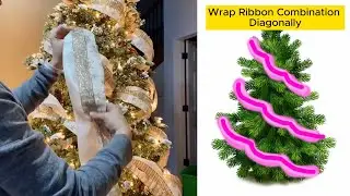 How To Decorate A Christmas Tree With Ribbons? Easy and Beautiful--the 5 Best Way To Decorate Tree!