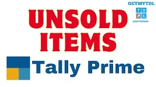 Unsold items in Tally Prime | Tally non moving items  non moving items in tally prime | tally unused