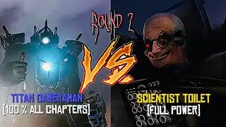 TITÁN CAMERAMAN vs SKIBIDI SCIENTIST #round2 #1v1 #skibidiedit