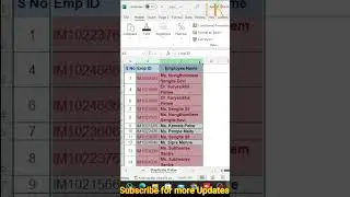 How to Remove Duplicates in MS Excel | Easy way to remove duplicates 💯 Delete Duplicate data #2024