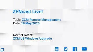 ZENcast Live! ZCM Remote Control