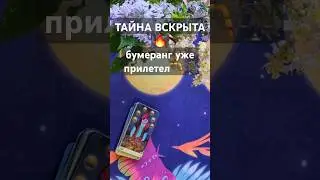 ТАЙНА ВСКРЫТА 🔥 БУМЕРАНГ ЗА ВАС УЖЕ ПРИЛЕТЕЛ 🪃⚖️ #бумеранг #tarot #гадание #таро