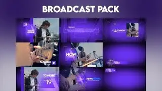 Broadcast Pack After Effects Template Videohive 33947407