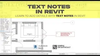 TEXT NOTES IN REVIT - Things you Probably Didn't know about Text Notes in Revit