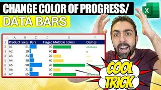 Create Progress (Data) Bars in Excel Cells 🎨with Conditional Formatting