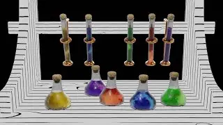 Animated Magic Potion in Blender - Procedural Nodes part 100