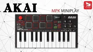 3 в 1: AKAI MPK Mini Play - Midi клавиатура, контроллер и синтезатор.