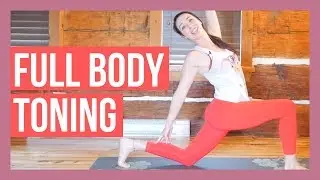 45 min Intermediate Vinyasa Yoga - Full Body Toning Yoga