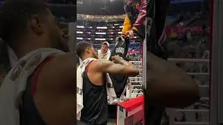 Paul George Showing Love Post Game Winner ❤️ | LA Clippers