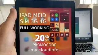 iPad MEID icloud bypass with SIM network 3G 4G working 100%