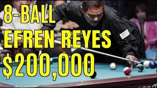 *Magical* EFREN REYES vs MIKE SIGEL $200,000 8-BALL