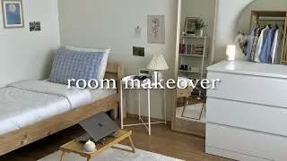 aesthetic and cozy room makeover🪞✨ | pinterest style inspired