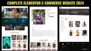 Crafting a Dynamic E-Commerce Site with ELEMENTOR PRO & ShopEngine | WordPress Tutorial 🔥🔥🔥