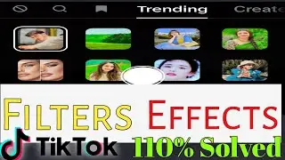 Filters Effects Agae Sare 🤗| TikTok Effects Not Showing Seach bar not showing