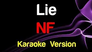 🎤 NF - Lie(Karaoke)