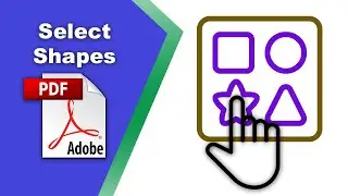 How to select a shape in a pdf file (comment) using Adobe Acrobat Pro DC