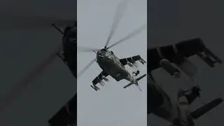 Russians getting Bullied by a Ukranian Mi-24 for 44 seconds straight 