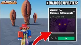 The Strongest Battlegrounds NEW SUIRYU ULTIMATE MOVE! + NEW CRAB BOSS UPDATE