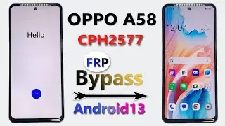 OPPO A58 GOOGLE ACCOUNT BYPASS ANDROID 13✅ OPPO CPH2577 FRP UNLOCK WITHOUT PC✅ OPPO A58 FRP BYPASS✅