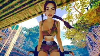 Tomb Raider 3 Remastered MODS 06: Shortcut & three ways through Temple Ruins, Camo Lara