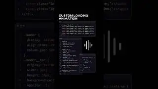 custom loading animation | 