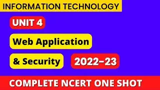 Web Application and Security Class 10 code 402 | Class 10 Computer Web Application and Security
