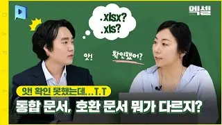 xlsx? xls?? 엑셀 통합 문서 호환 문서 뭐가 다른거죠?