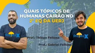 O que vai CAIR em HUMANAS na UERJ? | Prof.: GABRIEL FEITOSA e THIAGO FEITOSA | Ao Vivo