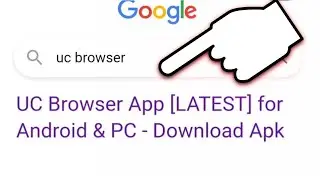 How to Install or download UC browser App