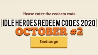 Idle Heroes Redeem Codes October #2 2020