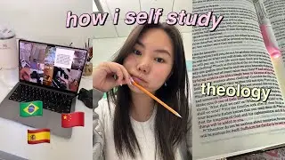 self study with me (theology & languages) 📓