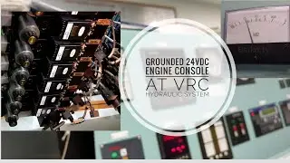 Grounded 24VDC Engine console at VRC Hydraulic system / Low insulation