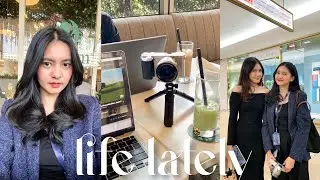 life in Jakarta | a busy week, my realistic 9-5 work routine & meeting Kak @shazhania !💖 👩🏻‍💻💼📋˚ʚ♡ɞ˚