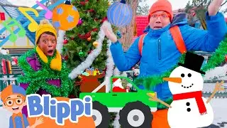 Deck the Halls with Blippi and Meekah! | Classic Holiday Nursery Rhymes for the Family