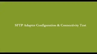 SAP_BTP_CPI | SFTP Adapter Configuration and Connectivity Test from CPI