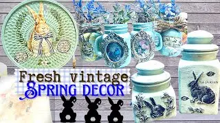 Easy Vintage Spring/ Easter Decor part 5