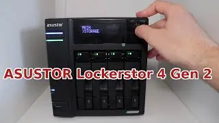 ASUSTOR Lockerstor 4 Gen 2 AS6704T Home and Small Office NAS  with Linux, Docker, Portainer.io, Kodi