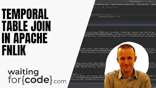 Apache Flink and temporal table joinb