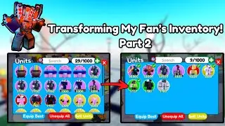 🌌 Transforming My Fans Inventory! Part 2 🌌 [Roblox]