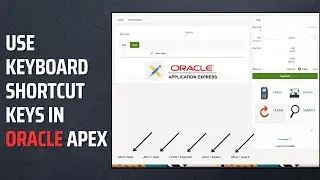 Use Keyboard Shortcut in Oracle APEX