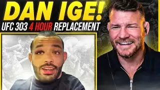 BISPING interview DAN IGE: Fighting on 4 Hours Notice vs Diego Lopes, The Sphere